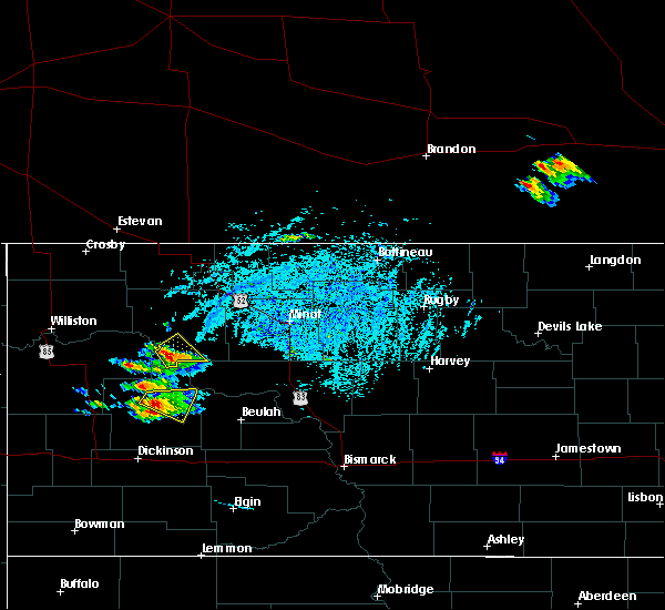Interactive Hail Maps Hail Map for New Town, ND