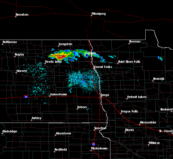 Interactive Hail Maps Hail Map for Brocket, ND
