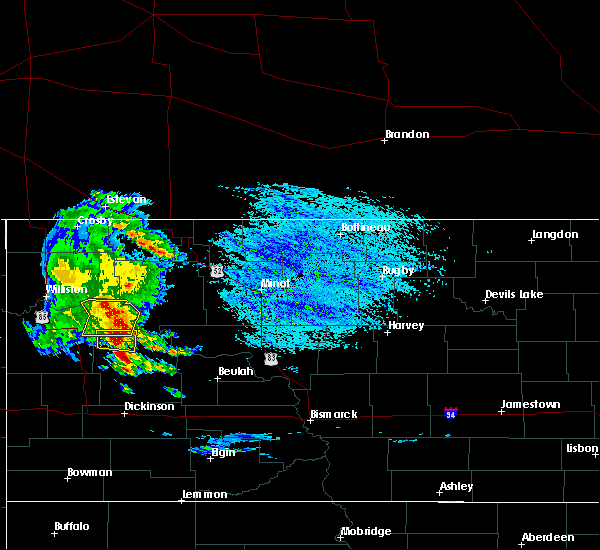 Interactive Hail Maps Hail Map for Mandaree, ND