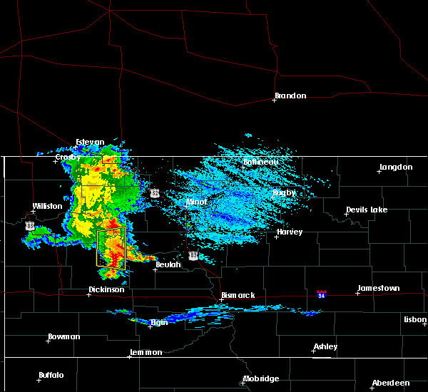 Interactive Hail Maps Hail Map for Halliday, ND
