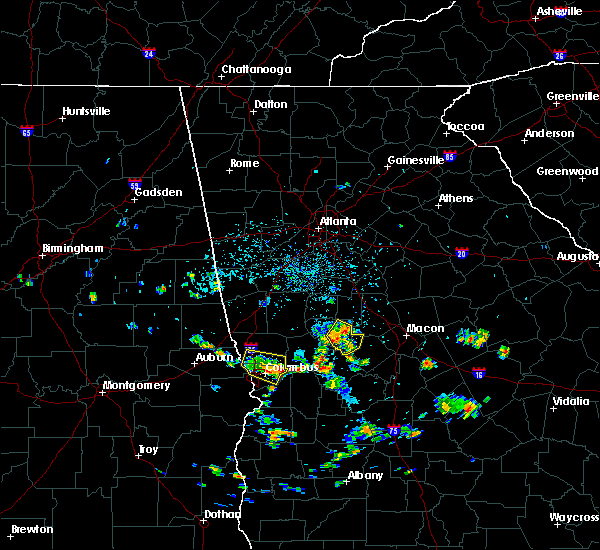 Interactive Hail Maps Hail Map for Columbus, GA