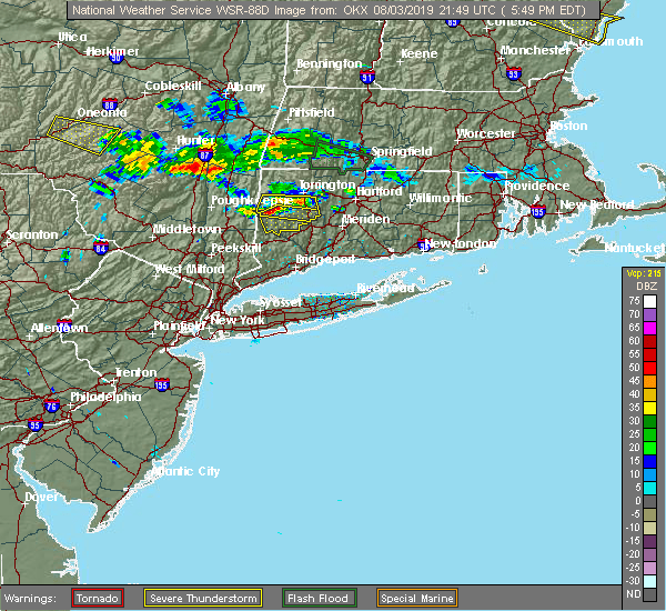 Interactive Hail Maps Hail Map for New Milford, CT