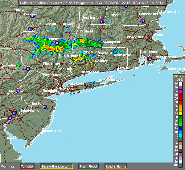 Interactive Hail Maps Hail Map for Cheshire Village, CT