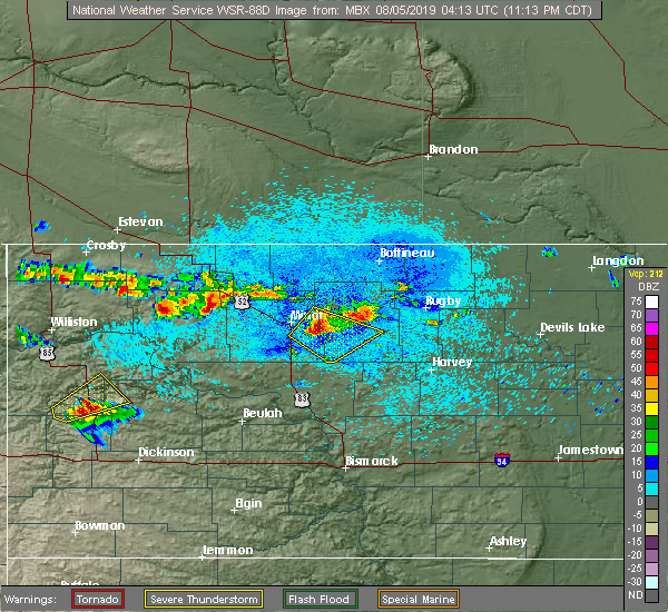 Interactive Hail Maps Hail Map for Towner, ND