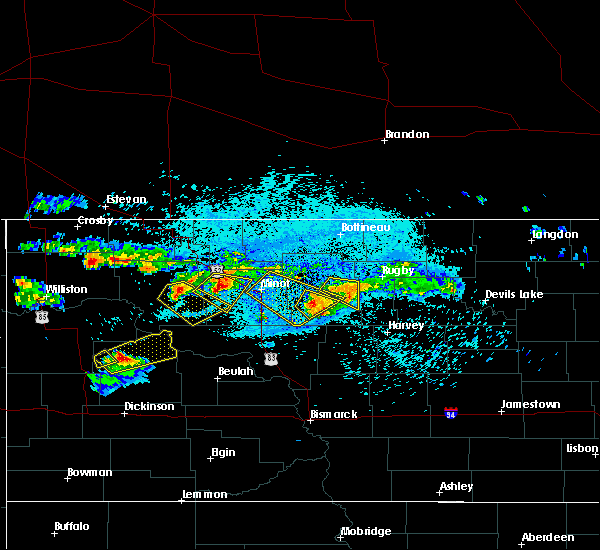 Interactive Hail Maps Hail Map for Minot, ND