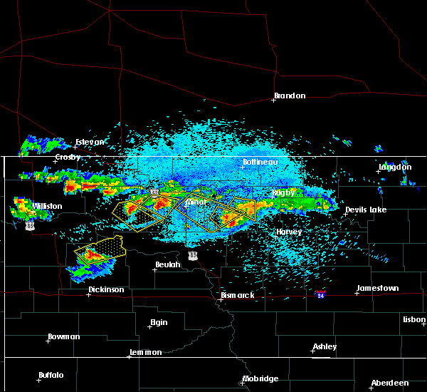 Interactive Hail Maps Hail Map for Killdeer, ND