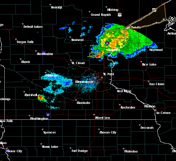Interactive Hail Maps Hail Map for Braham, MN
