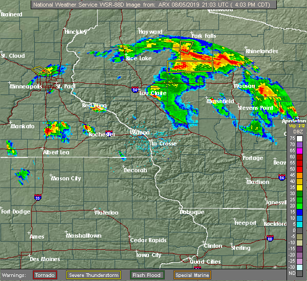 Interactive Hail Maps Hail Map for Rib Lake, WI