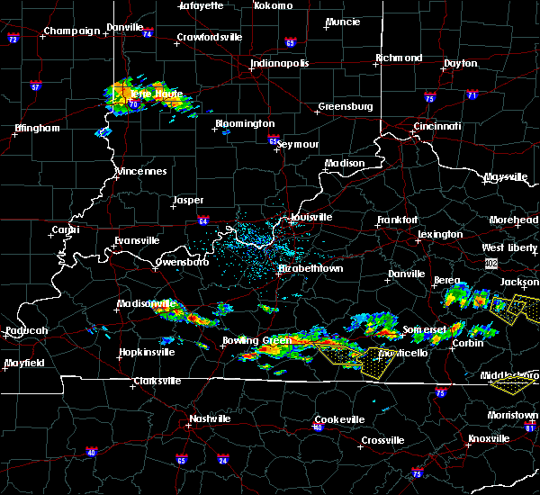 Interactive Hail Maps Hail Map for Monticello, KY