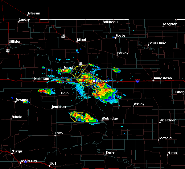Interactive Hail Maps Hail Map for Bismarck, ND