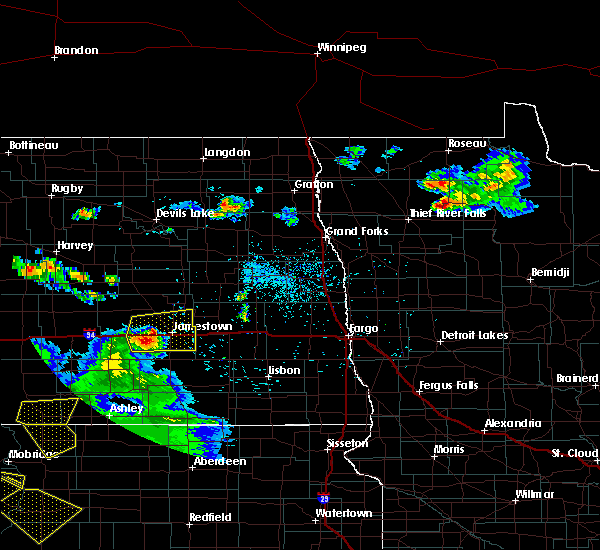 Interactive Hail Maps Hail Map for Jamestown, ND