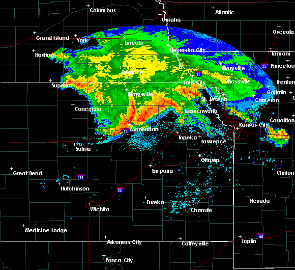 Interactive Hail Maps Hail Map for Fort Riley, KS