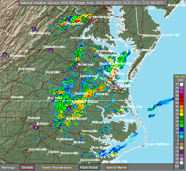 Interactive Hail Maps Hail Map for Mechanicsville, VA