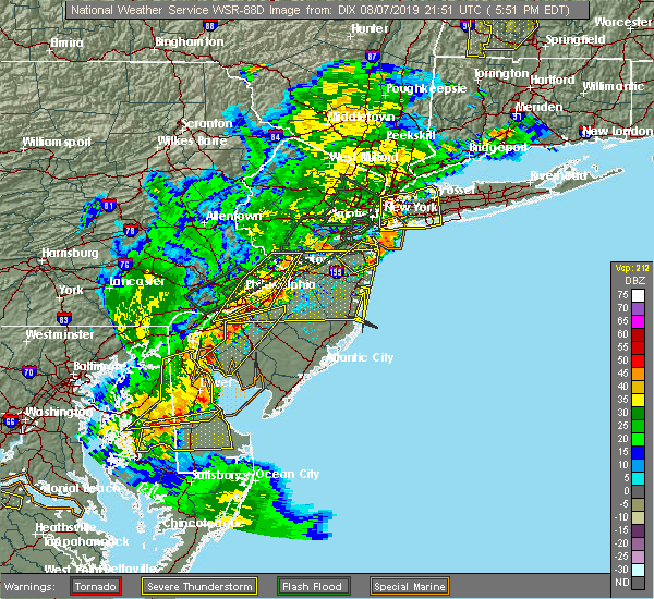 Interactive Hail Maps Hail Map for Newtown, PA