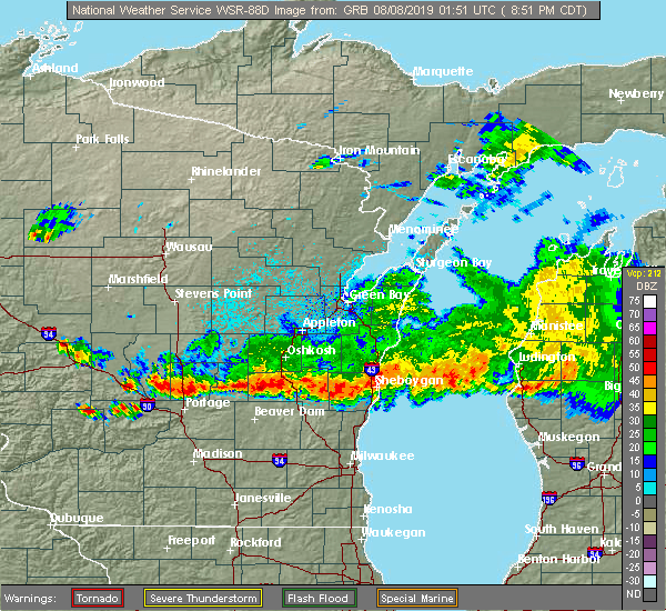 Interactive Hail Maps Hail Map for Glenbeulah, WI