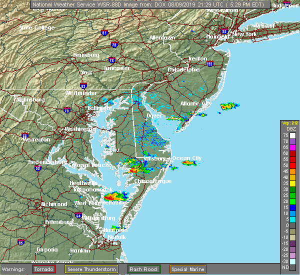 Interactive Hail Maps Hail Map for Eden, MD