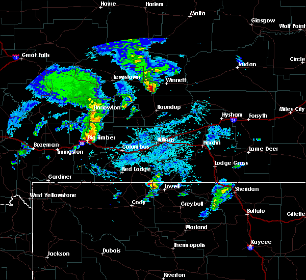 Interactive Hail Maps Hail Map for Big Timber, MT