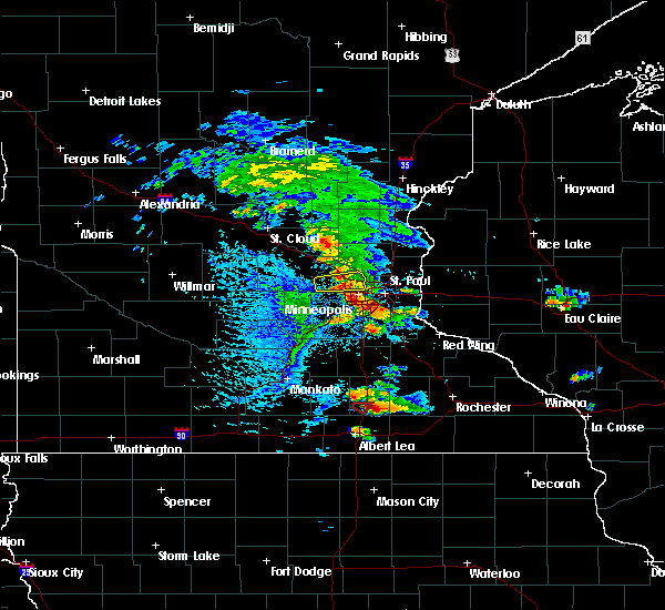 Interactive Hail Maps Hail Map for Ellendale, MN