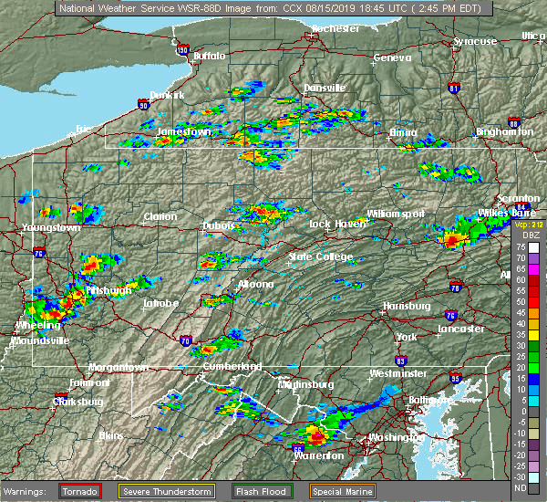 Interactive Hail Maps Hail Map for Hyndman, PA