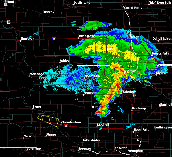 Interactive Hail Maps Hail Map for Waubay, SD