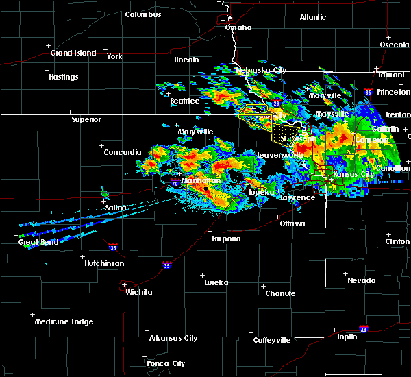 Interactive Hail Maps Hail Map for Topeka, KS