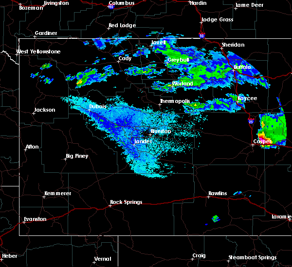 Interactive Hail Maps Hail Map for Evansville, WY