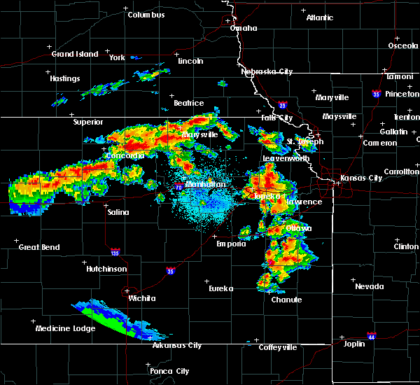 Interactive Hail Maps Hail Map for Topeka, KS