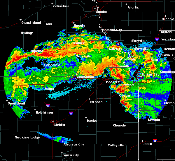 Interactive Hail Maps Hail Map for Topeka, KS