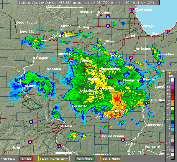 Interactive Hail Maps Hail Map for Oakland, IL