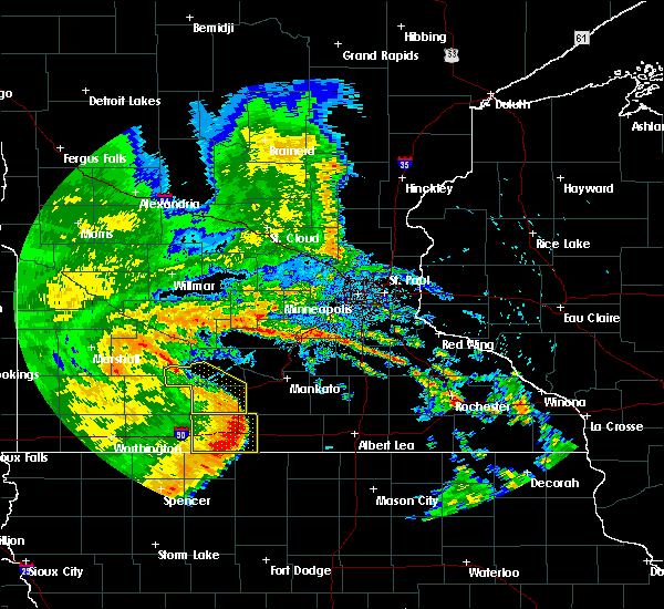 Interactive Hail Maps Hail Map for Hanska, MN