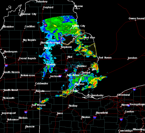 Interactive Hail Maps Hail Map for Carsonville, MI