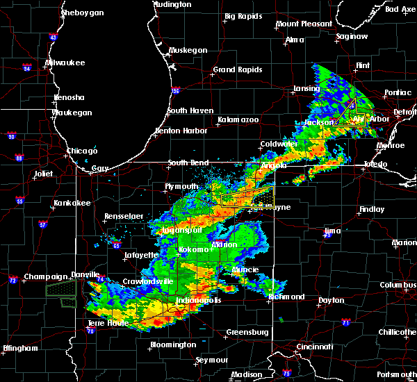 Weather Map Fort Wayne Indiana Interactive Hail Maps Hail Map for Fort Wayne, IN