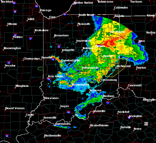 Interactive Hail Maps Hail Map for Liberty, IN