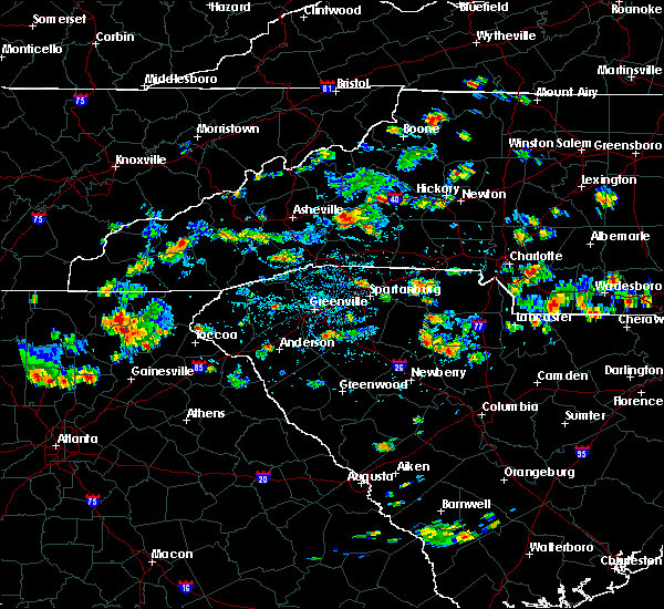 Interactive Hail Maps Hail Map for Brevard, NC