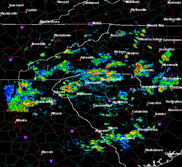 Interactive Hail Maps Hail Map for Anderson, SC
