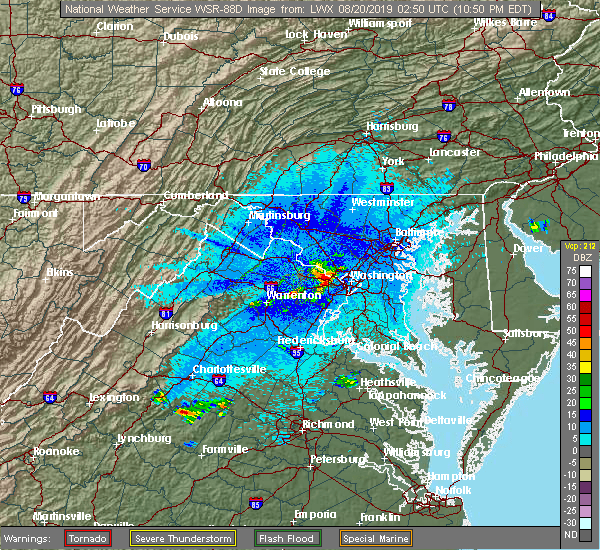Interactive Hail Maps Hail Map for Fairfax, VA