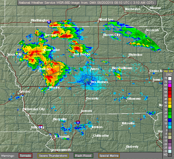 Interactive Hail Maps Hail Map for Whittemore, IA