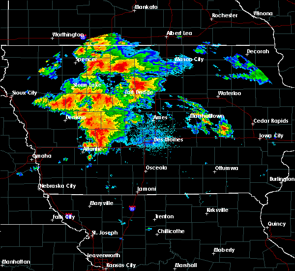 Interactive Hail Maps Hail Map for West Bend, IA