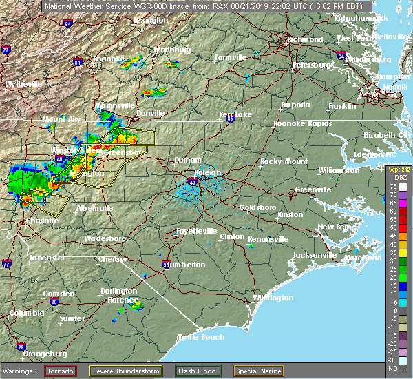Interactive Hail Maps Hail Map for Kernersville, NC