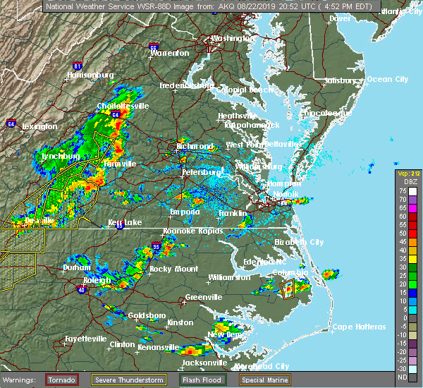 Interactive Hail Maps Hail Map for New Kent, VA
