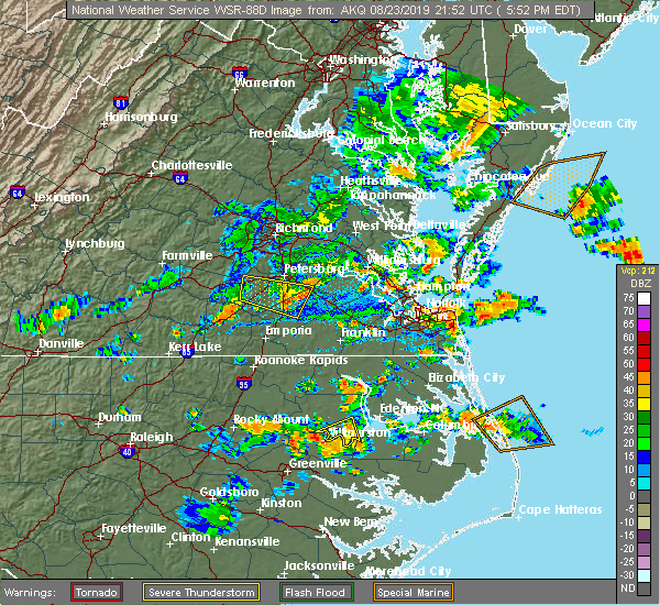 Interactive Hail Maps Hail Map for Elizabeth City, NC