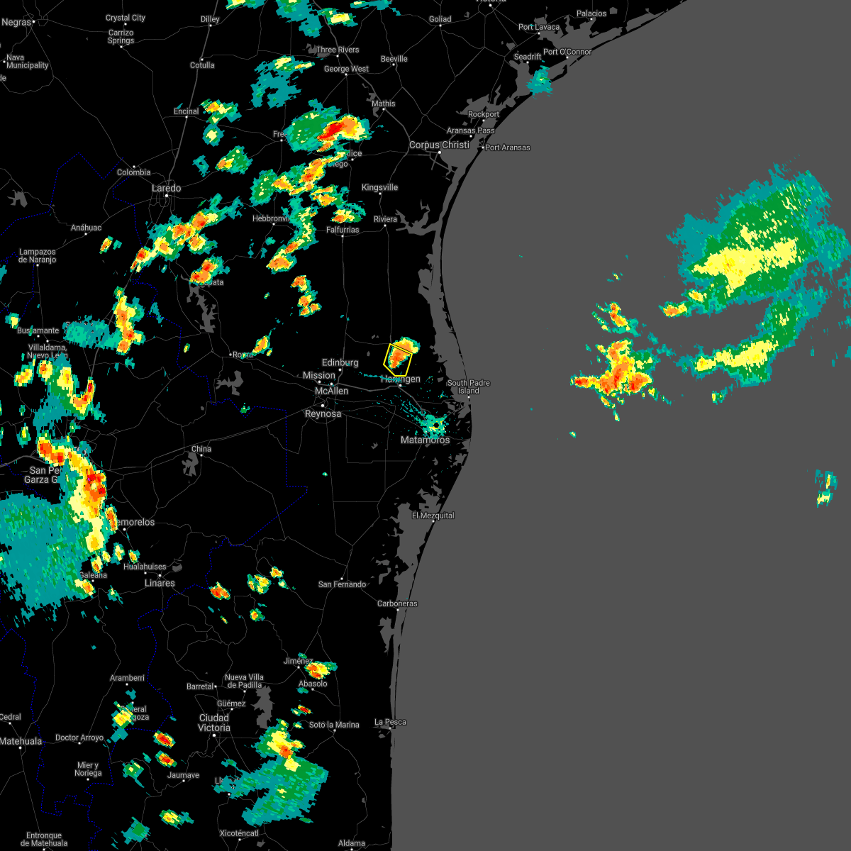 Interactive Hail Maps Hail Map for Raymondville, TX