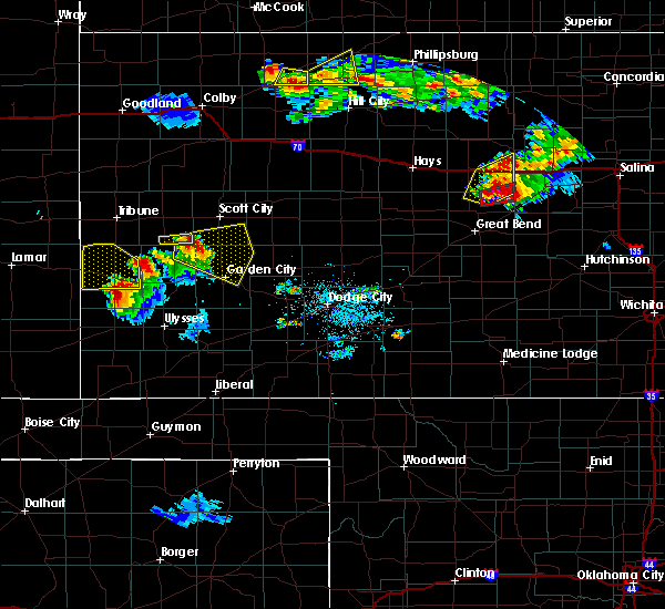 Interactive Hail Maps Hail Map for Garden City, KS