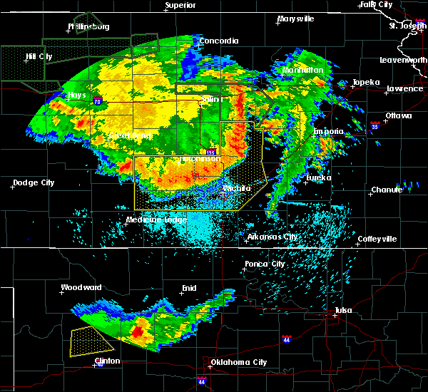 Hail Map for Augusta, KS Interactive Hail Maps