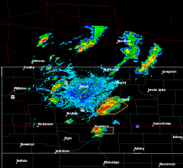 Interactive Hail Maps Hail Map for Harvey, ND