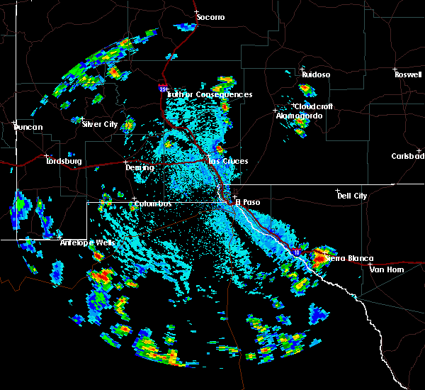 Interactive Hail Maps Hail Map for Sierra Blanca, TX