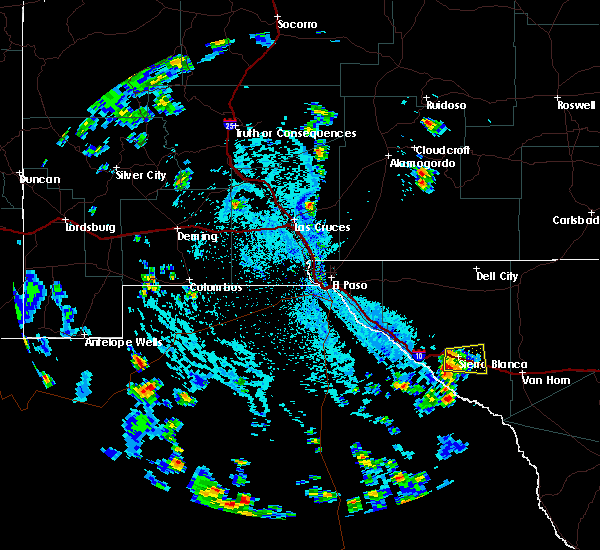 Interactive Hail Maps Hail Map for Sierra Blanca, TX