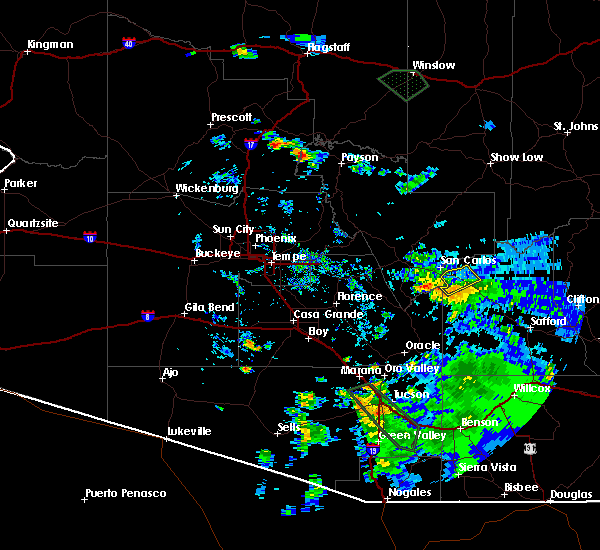 Interactive Hail Maps Hail Map for Peridot, AZ