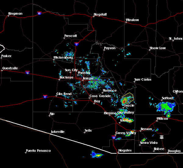 Interactive Hail Maps Hail Map for Dudleyville, AZ