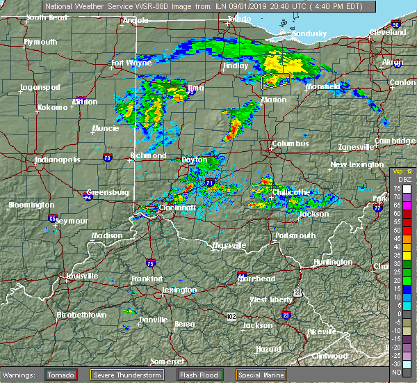 Interactive Hail Maps Hail Map for Waynesville, OH